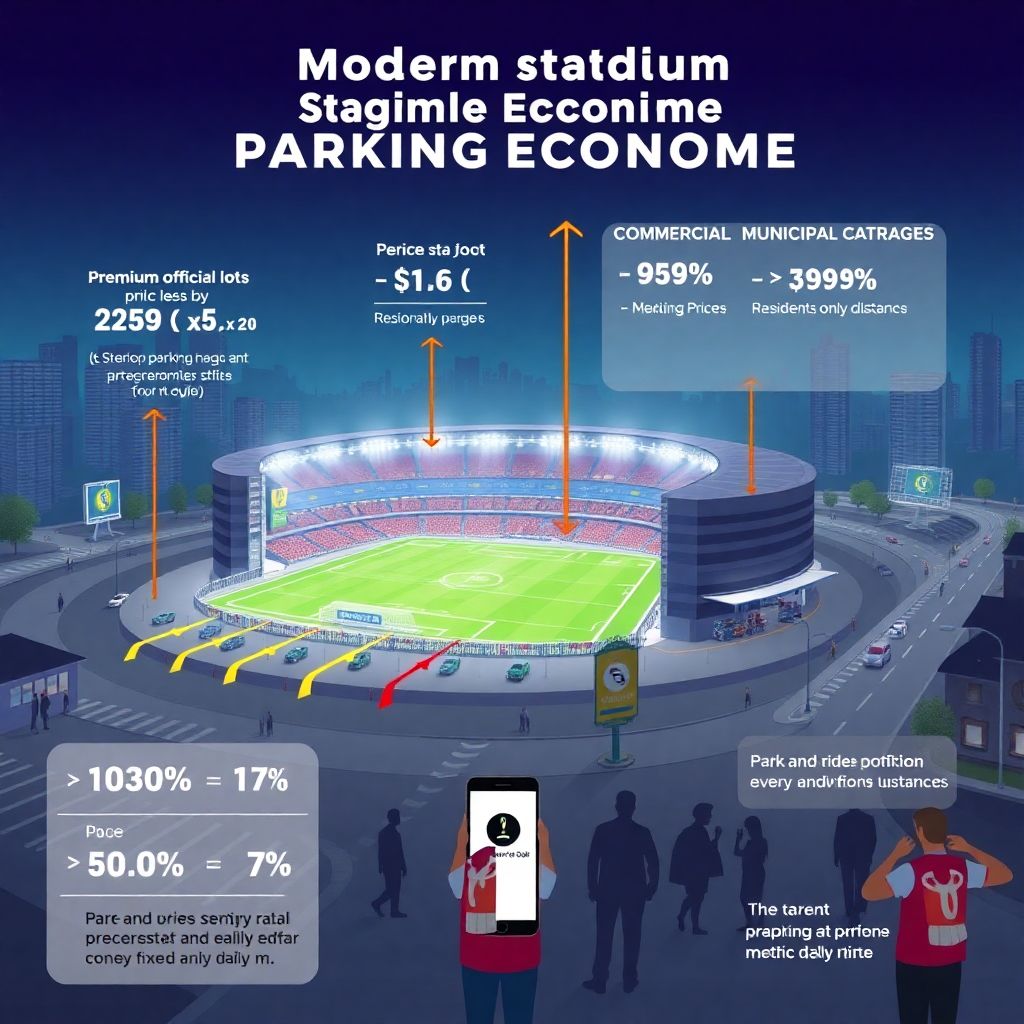 Как не переплатить за парковку у стадиона и выбрать выгодное место