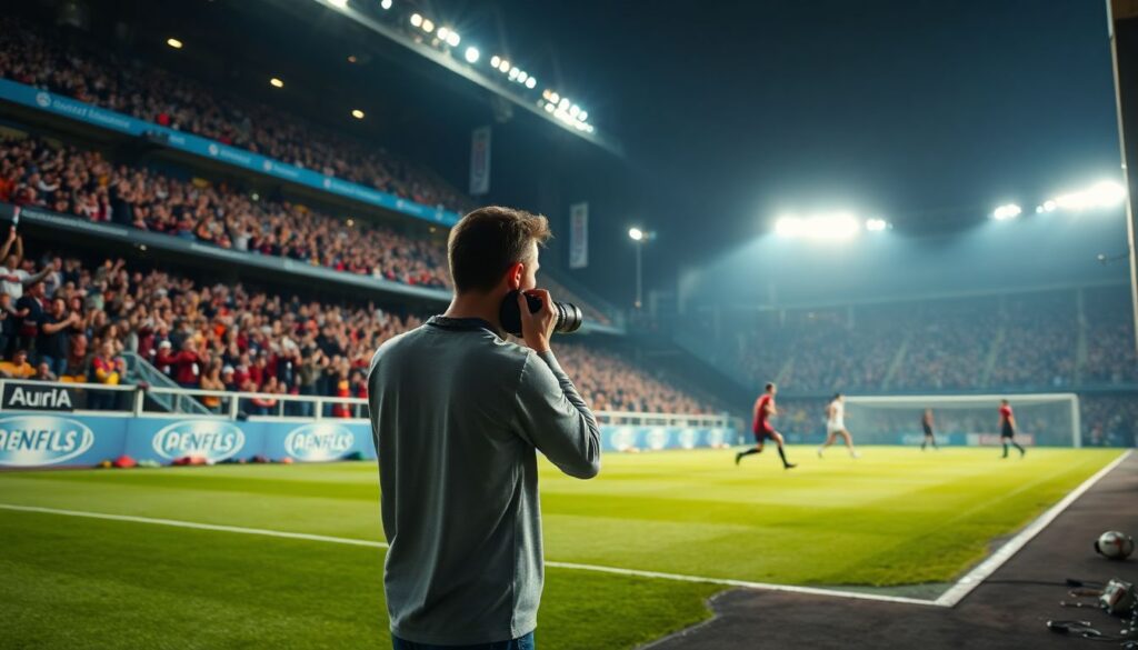 Секреты удачных фотографий на стадионе - иллюстрация