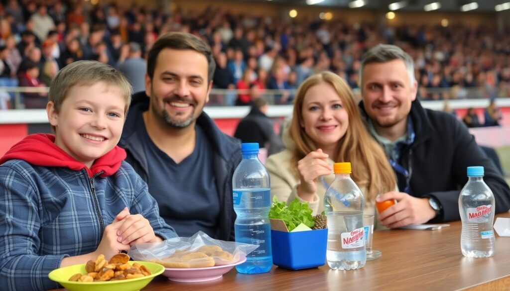 Как экономить на питании во время матча - иллюстрация