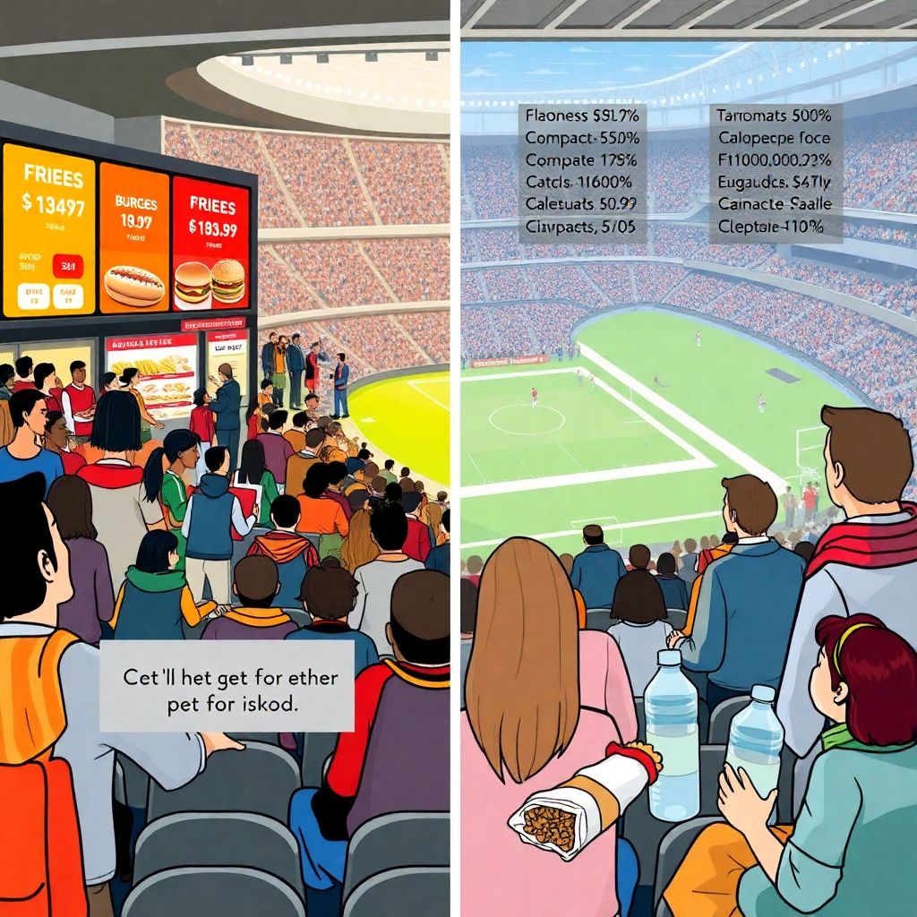 Как экономить на питании во время матча и сократить расходы на еду