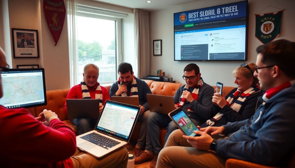 Как организовать поездку на выездной матч - иллюстрация