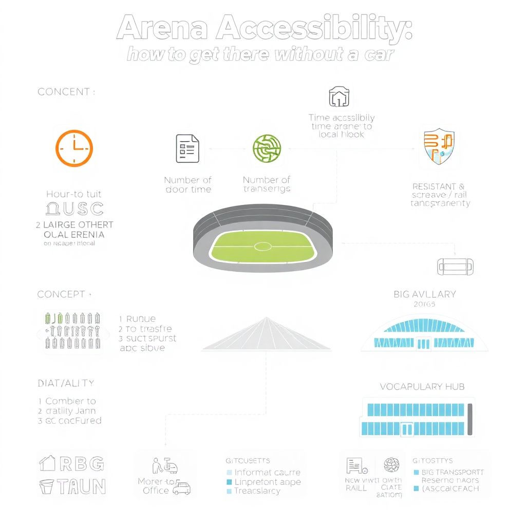 Доступность арен: как добраться без авто на концерты и спортивные события